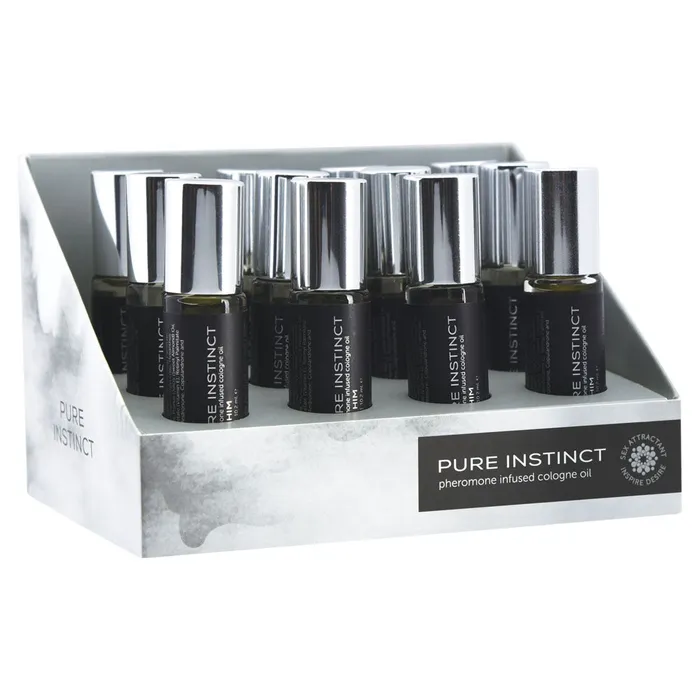 Anal Classic Brands Pure Instinct Pheromone Cologne Oil for Him 102ml 12 Pc Display Set Anal Classic Brands Pure Instinct Pheromone Cologne Oil for Him 102ml 12 Pc Display Set