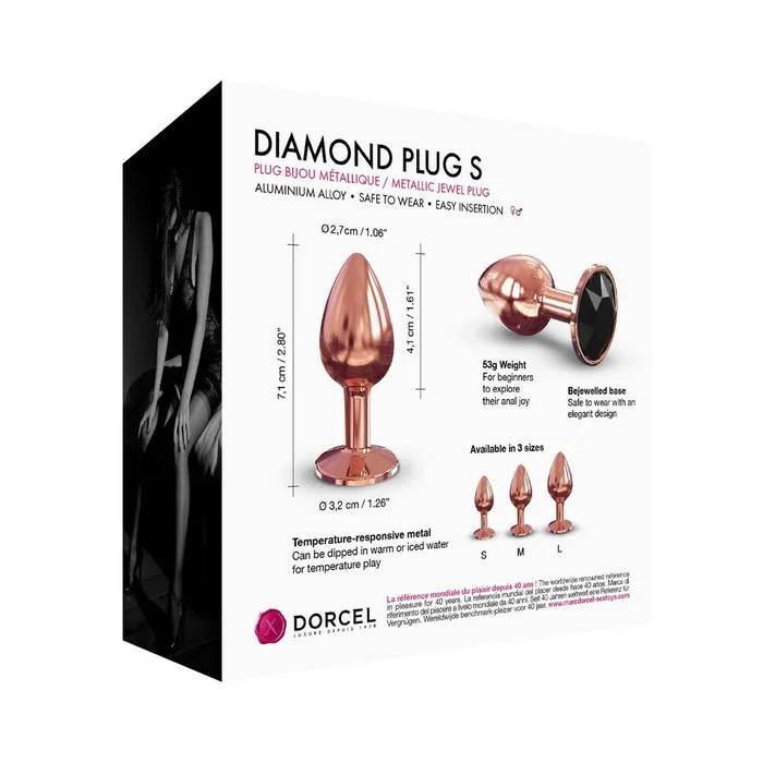 Anal Dorcel Diamond Butt Plug Rose Gold Small Dorcel Anal Dorcel Diamond Butt Plug Rose Gold Small Dorcel