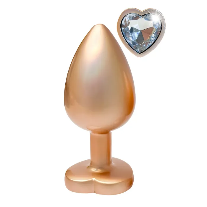 Anal Gleaming Love Pearl Gold Butt Plug Large Dream Toys