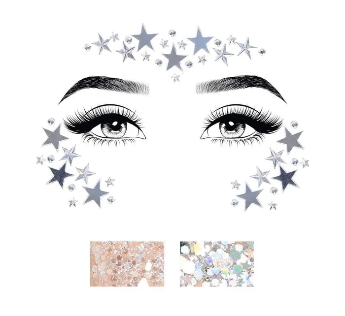 Anal Leg Avenue Dream Jewels Sticker Silver