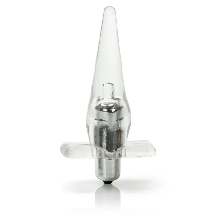 Anal Mini Vibro Tease Slender Probe Clear CalExotics
