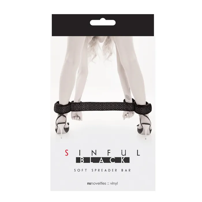 Anal nsnovelties Sinful Soft Spreader Bar Black