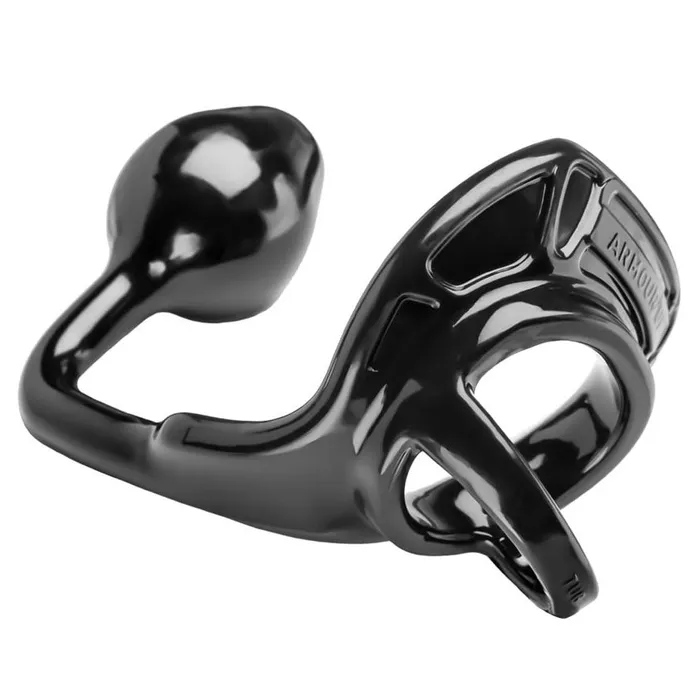 Anal Perfect Fit Armour Tug Lock Black Medium Perfect Fit