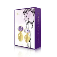 Anal RianneS Booty Plug Luxury Set 2 Gold