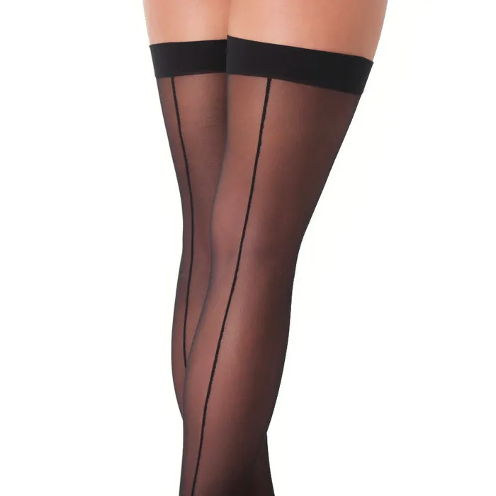 Anal Rimba Black Sexy Stockings With Seem