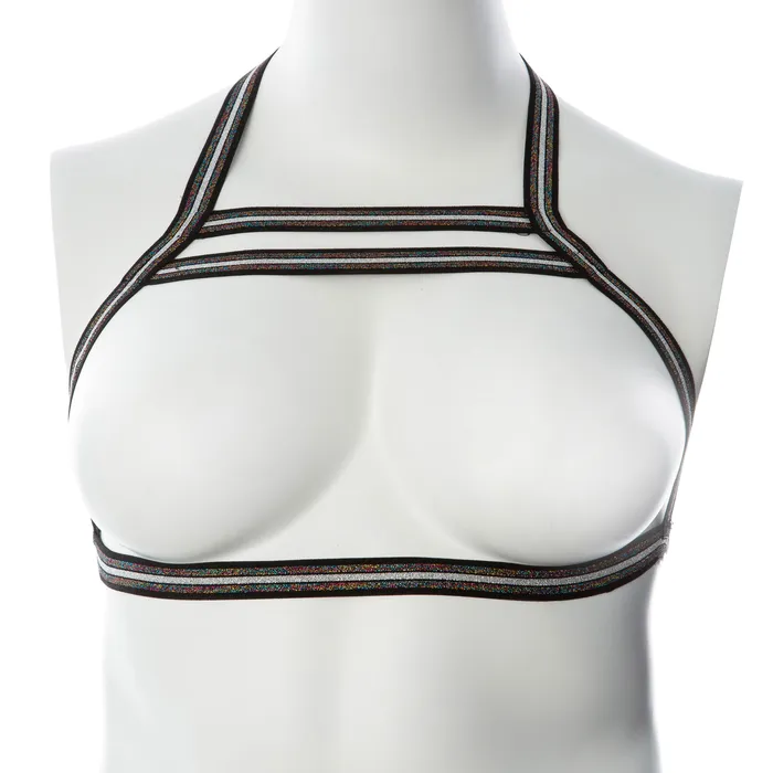 Anal Sale Specials Gender Fluid Silver Lining Harness Largexxlarge MultiColor