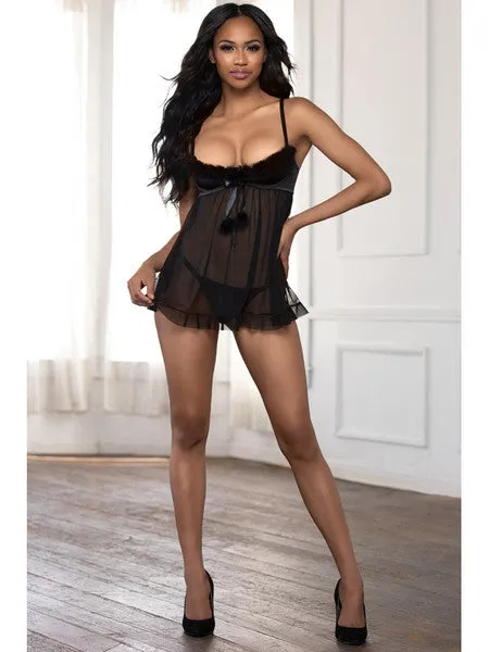 Anal Seven Til Midnight Baby Dolls STM11185BlackS H