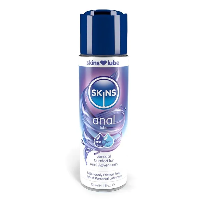 Anal Skins Condoms Skins Anal Hybrid Silicone And Waterbased Lubricant 130ml Anal Skins Condoms Skins Anal Hybrid Silicone And Waterbased Lubricant 130ml