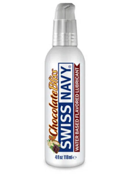 Anal Swiss Navy Water Base Flavored Lubricant Chocolate Bliss 4oz Swiss Navy