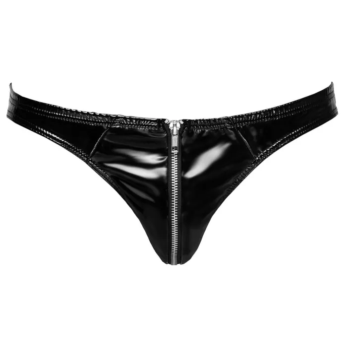 Black Level Anal Black Level Vinyl Briefs With Zip Black Black Level Anal Black Level Vinyl Briefs With Zip Black
