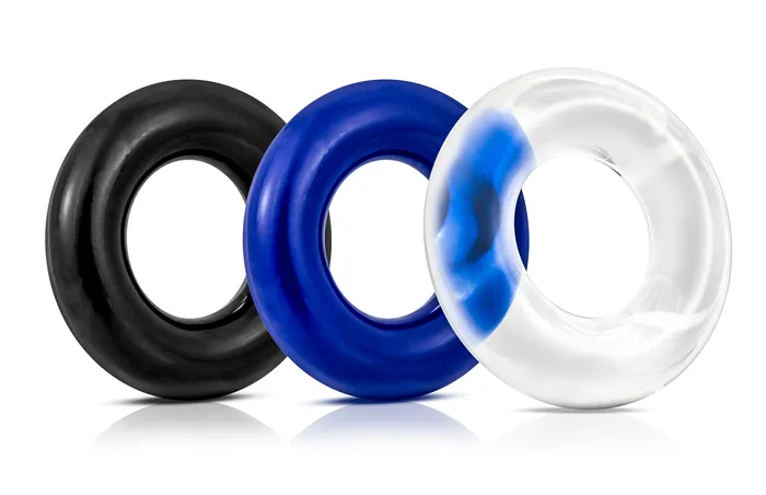 Blush Donut Rings Assorted Colors 50 Pieces Display Vibrators