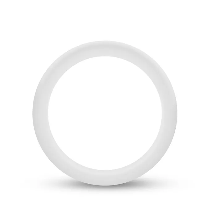 Blush Male Sex Toys Performance Silicone Glo Cock Ring White Glow