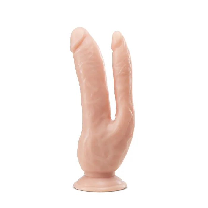 Blush Novelties Female Sex Toys Dr Skin Dual 8 Inch Dual Penetrating Dildo With Suction Cup Blush Novelties Female Sex Toys Dr Skin Dual 8 Inch Dual Penetrating Dildo With Suction Cup