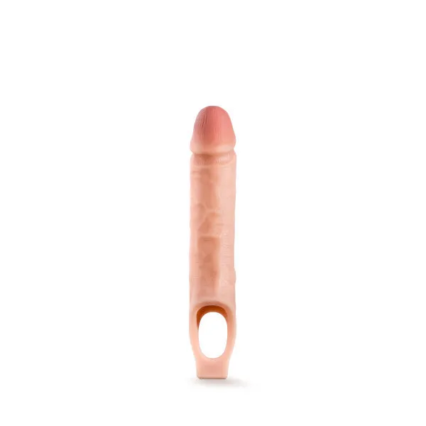 Blush Performance 10 Inch Cock Sheath Penis Extender Vanilla Dildos