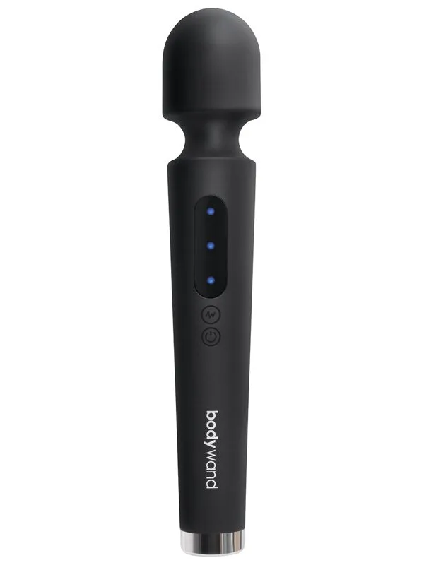 Bodywand 12 in Power Wand Black Bodywand Products Female Sex Toys