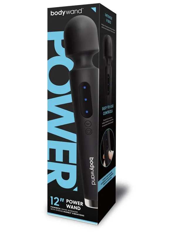 Bodywand 12 in Power Wand Black Bodywand Products Female Sex Toys Bodywand 12 in Power Wand Black Bodywand Products Female Sex Toys