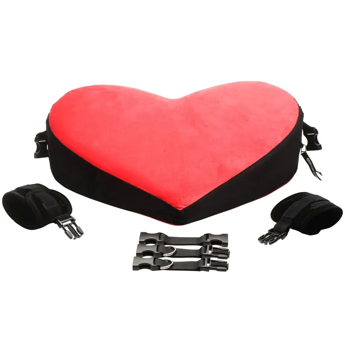 Bondage Love Pillow Blackred XR Bedroom Bliss Vibrators