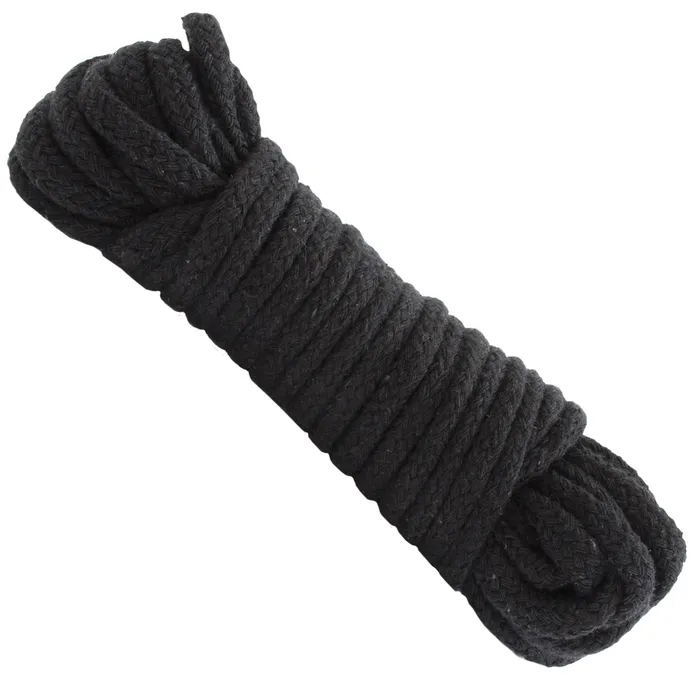 Bondage Rope Cotton Japanese Style Black Doc Johnson Anal