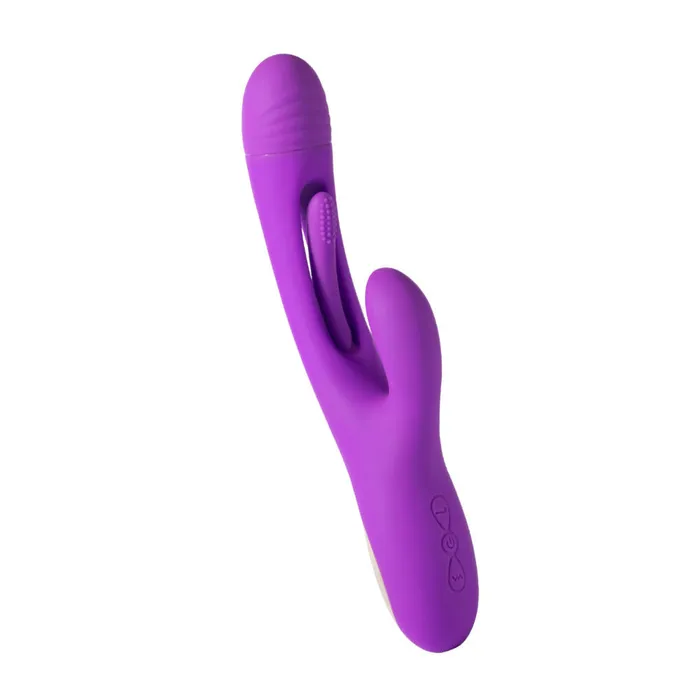 Bora Rabbit Tapping GSpot Vibrator Purple Honey Play Box Vibrators