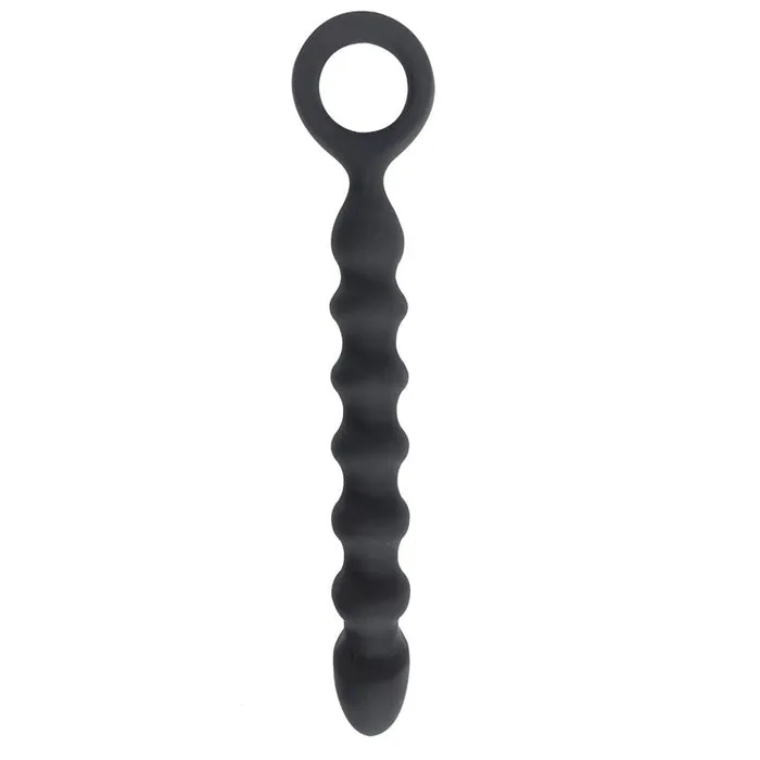 Brutus Stop Go Silicone Anal Bead Stick Black Anal