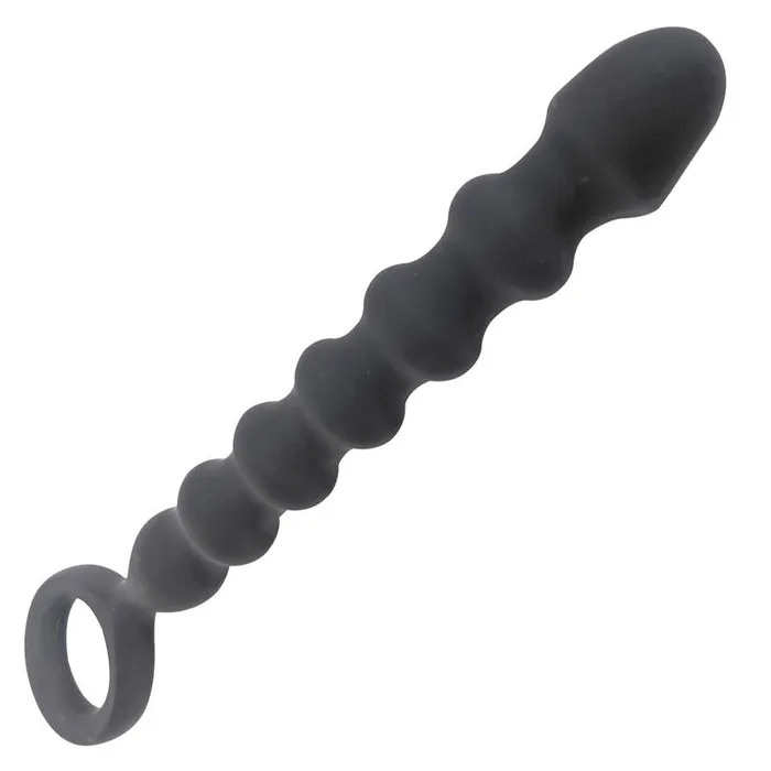 Brutus Stop Go Silicone Anal Bead Stick Black Anal