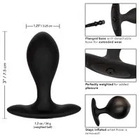 CalExotics Anal Weighted Silicone Inflatable Plug