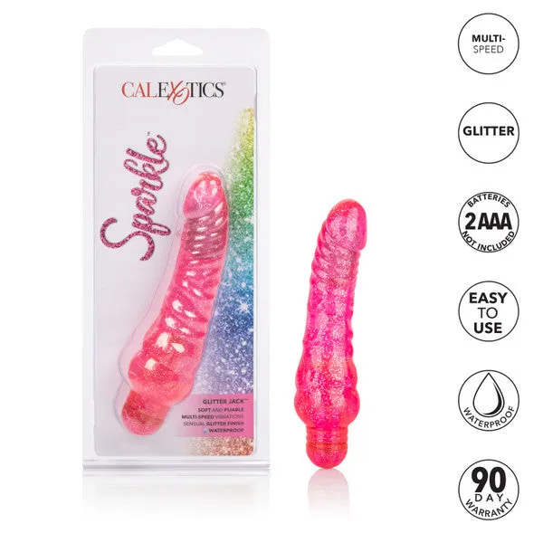 CalExotics Sparkle Glitter Jack Pink Vibrators CalExotics Sparkle Glitter Jack Pink Vibrators