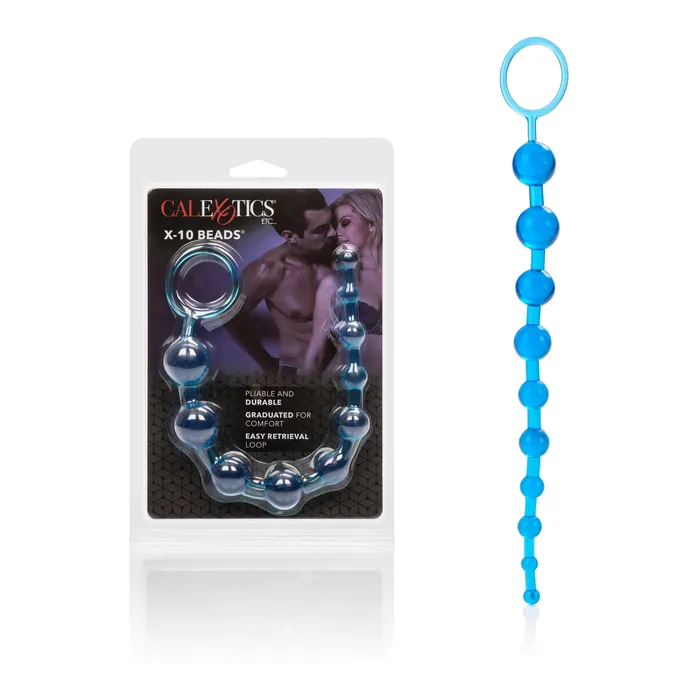 CalExotics Vibrators X10 Beads Blue