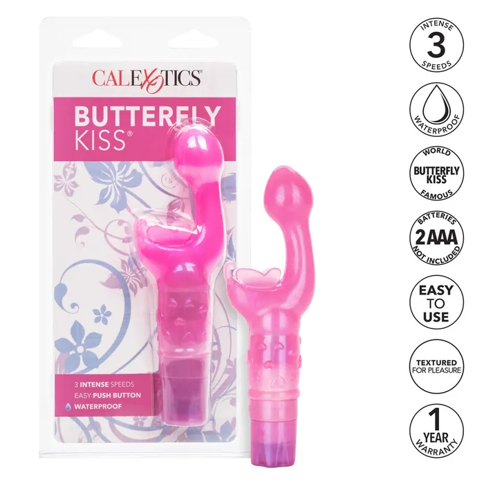California Exotic Female Sex Toys Butterfly Kiss GSpot Vibrator