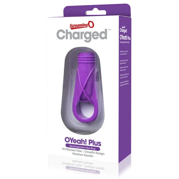 Charged Oyeah Plus Ring Single Purple Screaming O Vibrators Charged Oyeah Plus Ring Single Purple Screaming O Vibrators