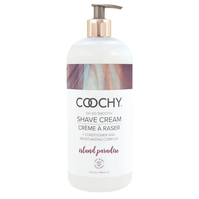Coochy Shave Cream Island Paradise 32 Oz Classic Brands Vibrators