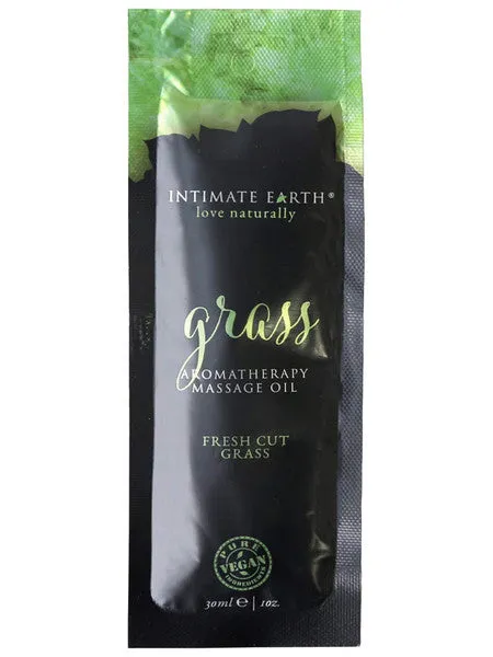 Couples Intimate Earth Grass Massage Oil Foil 30ml1oz