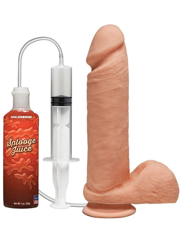 Dildos Doc Johnson The D Perfect D Squirting 8 Inch With Balls ULTRASKYN Vanilla Dildos Doc Johnson The D Perfect D Squirting 8 Inch With Balls ULTRASKYN Vanilla