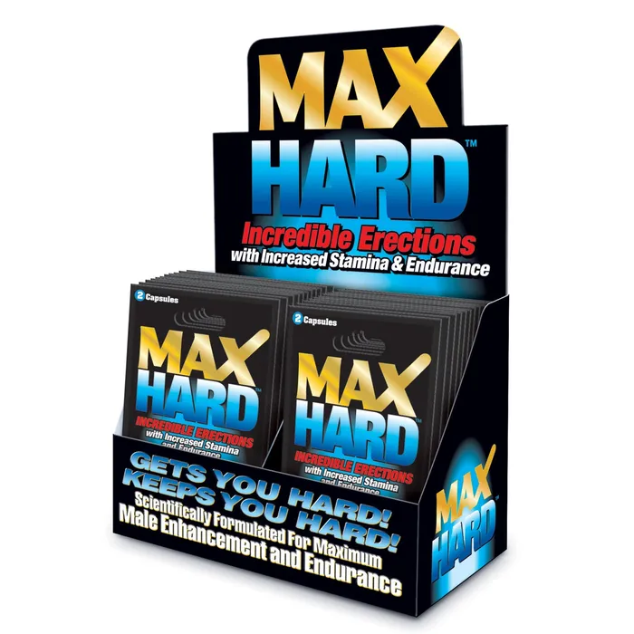 Dildos Max Hard XXX 24 Packet Display MD Science Lab