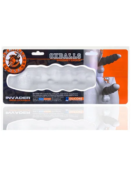 Dildos Oxballs Invader Cocksheath Clear Ice Dildos Oxballs Invader Cocksheath Clear Ice