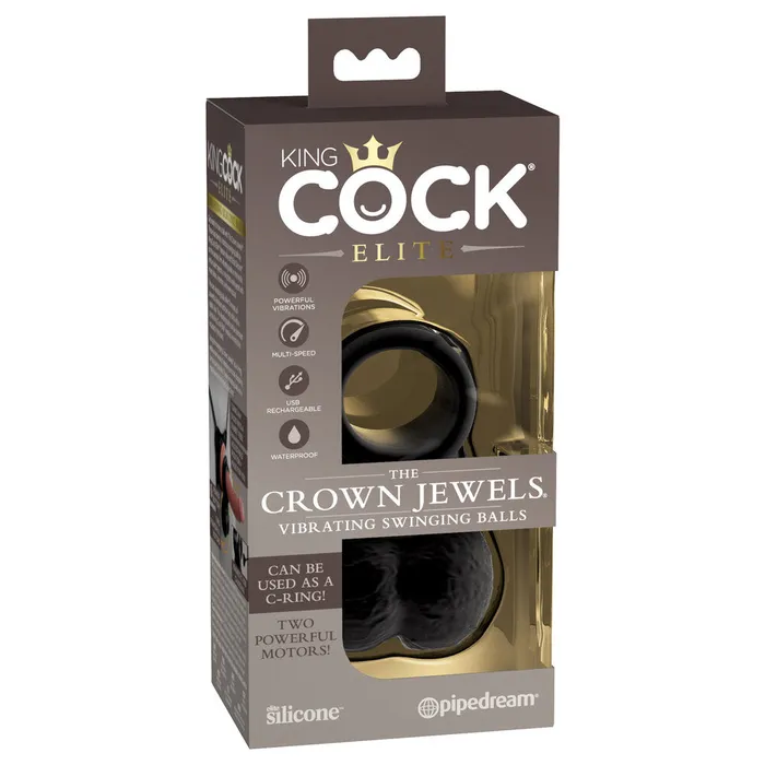 Dildos PipeDream King Cock The Crown Jewels Weighted Swinging Vibrating Balls Dildos PipeDream King Cock The Crown Jewels Weighted Swinging Vibrating Balls
