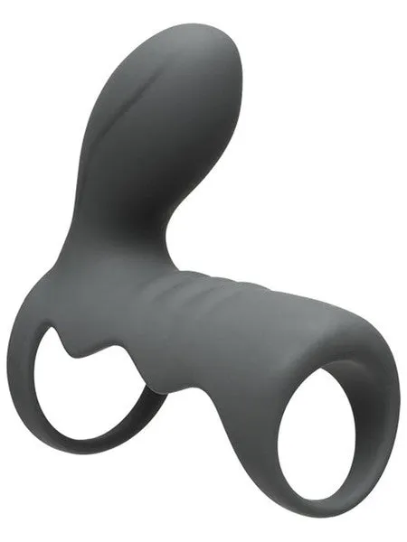 Doc Johnson Male Sex Toys OptiMALE Vibrating Cock Cage w RC Slate Doc Johnson Male Sex Toys OptiMALE Vibrating Cock Cage w RC Slate