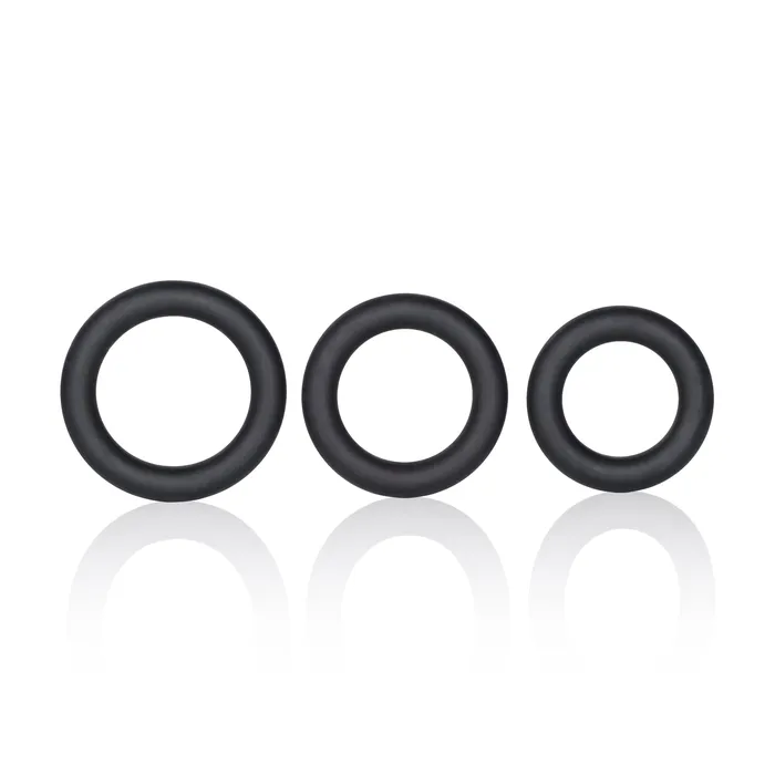 Dr Joel Kaplan Silicone Support Rings Black CalExotics Anal