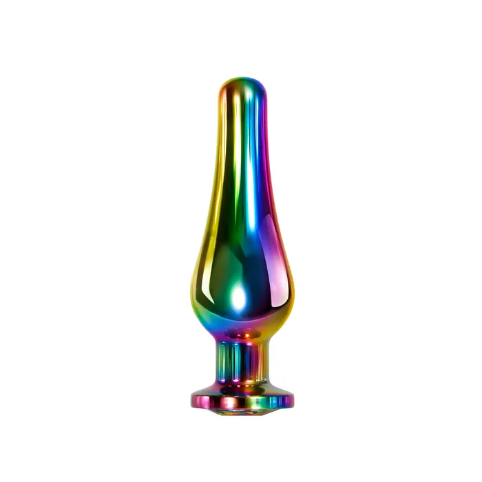 Evolved Novelties Male Sex Toys Rainbow Metal Plug Medium