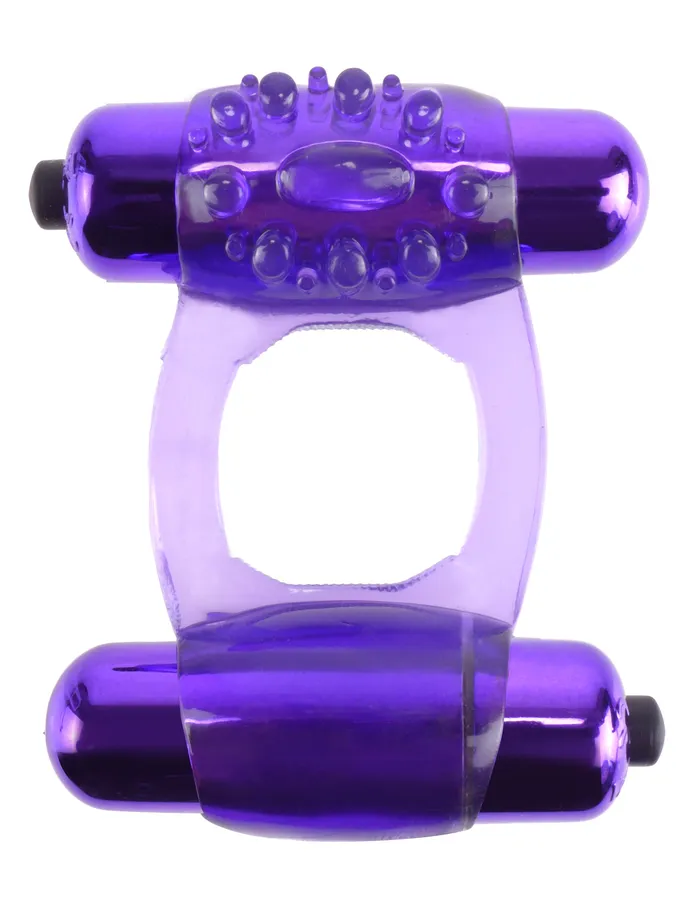 Fantasy CRingz DuoVibrating Super Ring Purple Pipedream Male Sex Toys