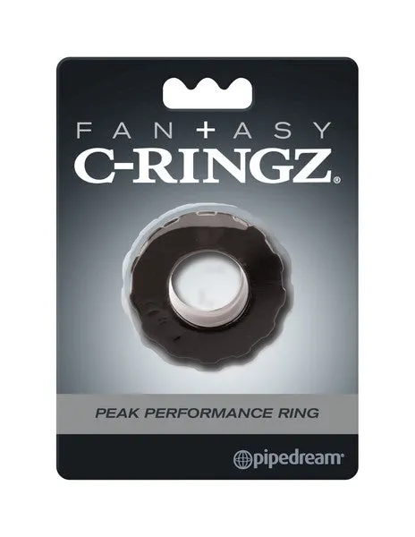 Fantasy CRingz Peak Performance Ring Black Pipedream Products Anal