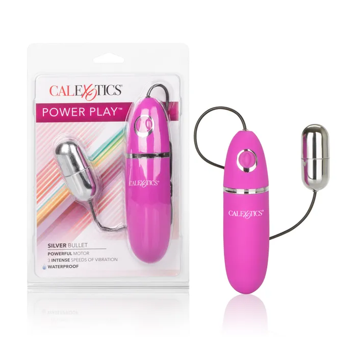 Female Sex Toys CalExotics Power Play Silver Bullet