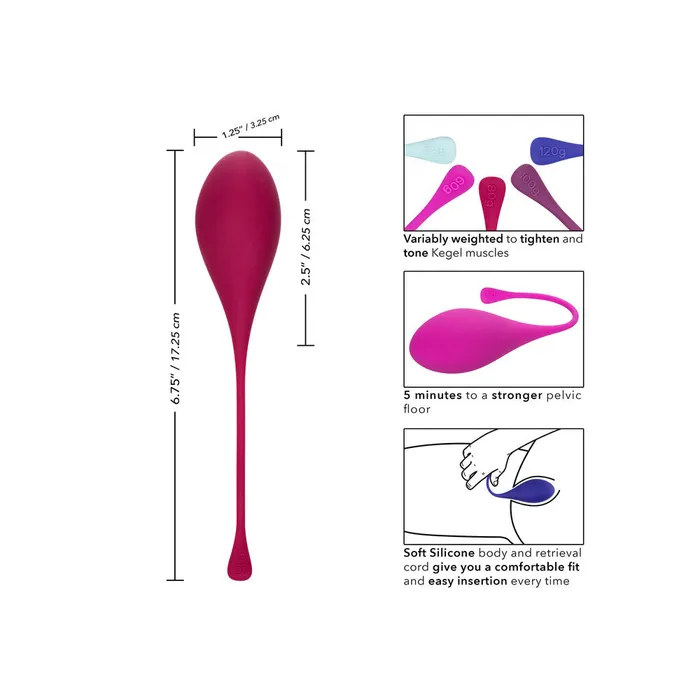 Female Sex Toys California Exotic Tighten And Tone Kegel Training 5 Piece Set
