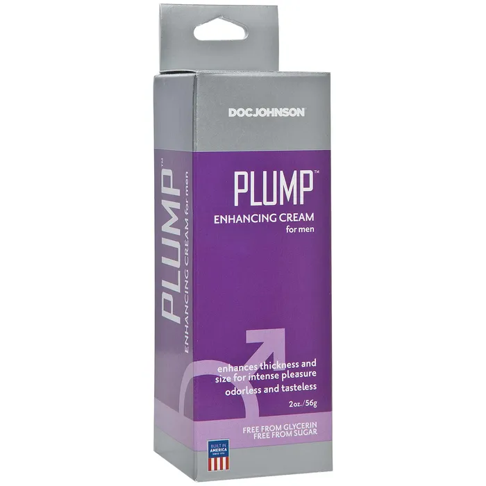 Female Sex Toys Doc Johnson Plump Enhancement Cream for Men 2 Oz Boxed