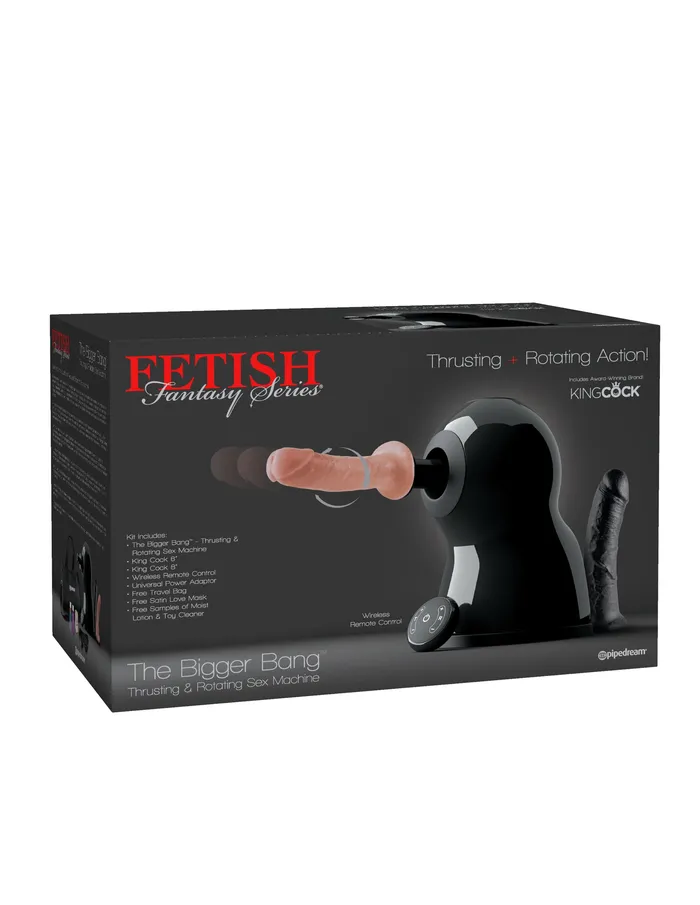 Female Sex Toys Fetish Fantasy the Bigger Bang Thrusting Rotating Sex Machine Pipedream