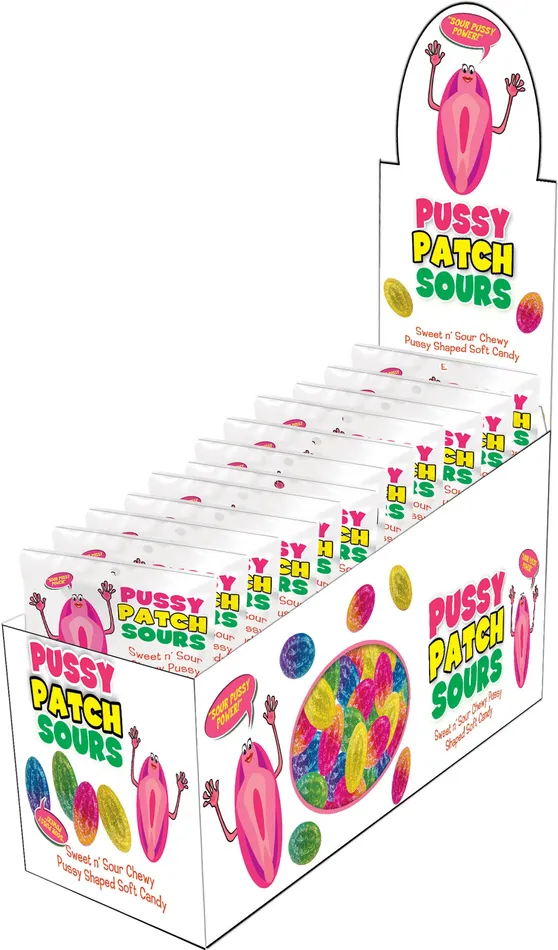 Female Sex Toys Hott Products Pussy Patch Sours 12 Piece Display