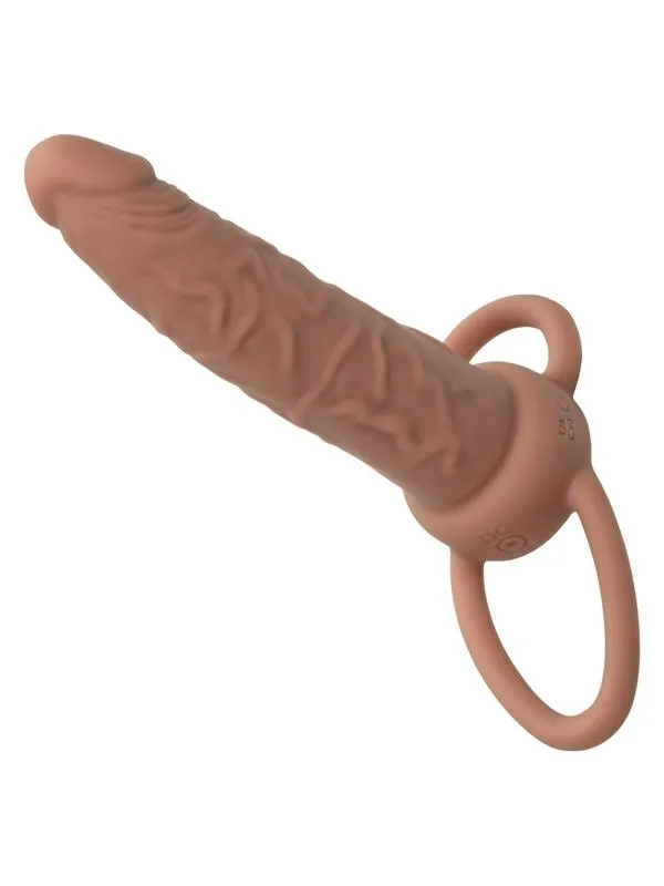 Female Sex Toys Performance Maxx Rechargeable Dual Penetrator Brown CalExotics Female Sex Toys Performance Maxx Rechargeable Dual Penetrator Brown CalExotics