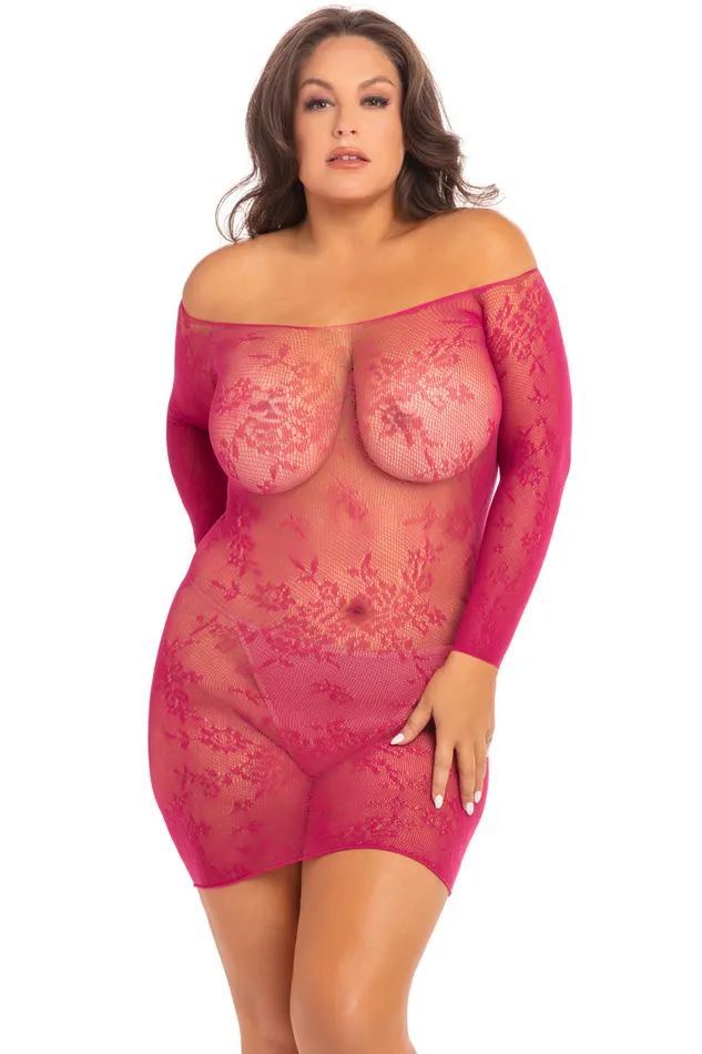 Female Sex Toys Rene Rofe Open Season OffShoulder Mini Dress Sangria 1x2x