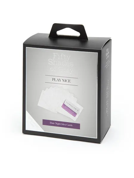 Fifty Shades of Grey Play Nice Date Night Card Game Lovehoney Couples