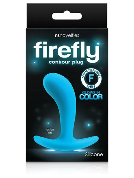 Firefly Contour Plug Small Blue NS Novelties Anal